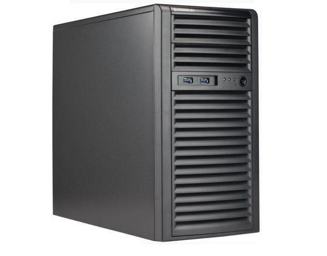 Supermicro CSE-731I-404B Case - Mini-tower chassis 2x5.25 4x3.5 400W