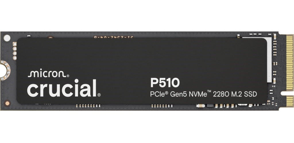 Crucial CT2000P510SSD8 Solid State Drive - 2TB P510 PCIe Gen5 NVMe M.2 2280