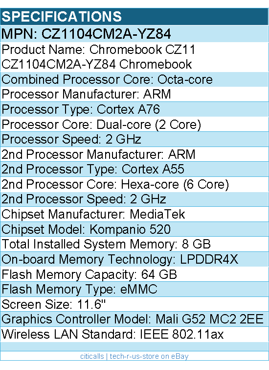 ASUS CZ1104CM2A-YZ84 11.6" Rugged Chromebook - 8 GB - Mineral Gray