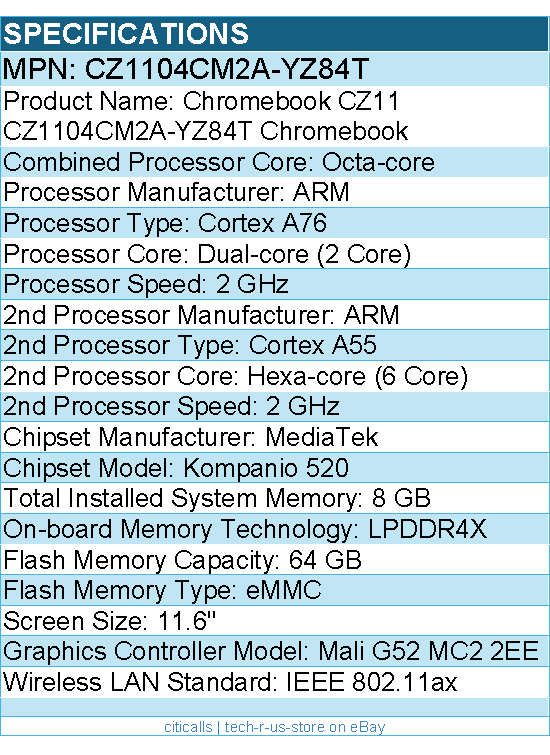 ASUS CZ1104CM2A-YZ84T 11.6" Rugged Chromebook - Mineral Gray