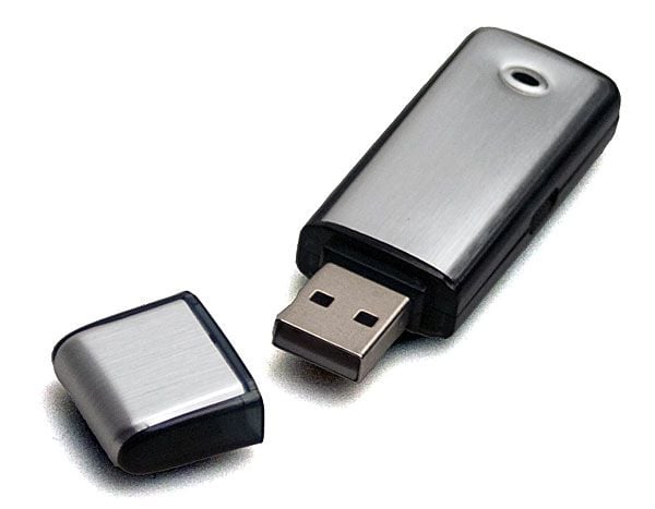 KJB D1400 2GB USB Voice Recorder Flash Drive Built-In Rechargeable Battery