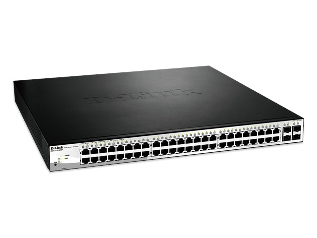 D-Link DGS-1210-52MP 48PT Web Smart Gigabit PoE Switch with 4 SFP Slots