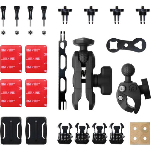 Insta360 DINMBBN/A Motorcycle Mount Bundle - Heavy-duty - Black