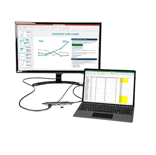 StarTech DKT30CHSDPD1 USB C Multiport Adapter - Docking Station