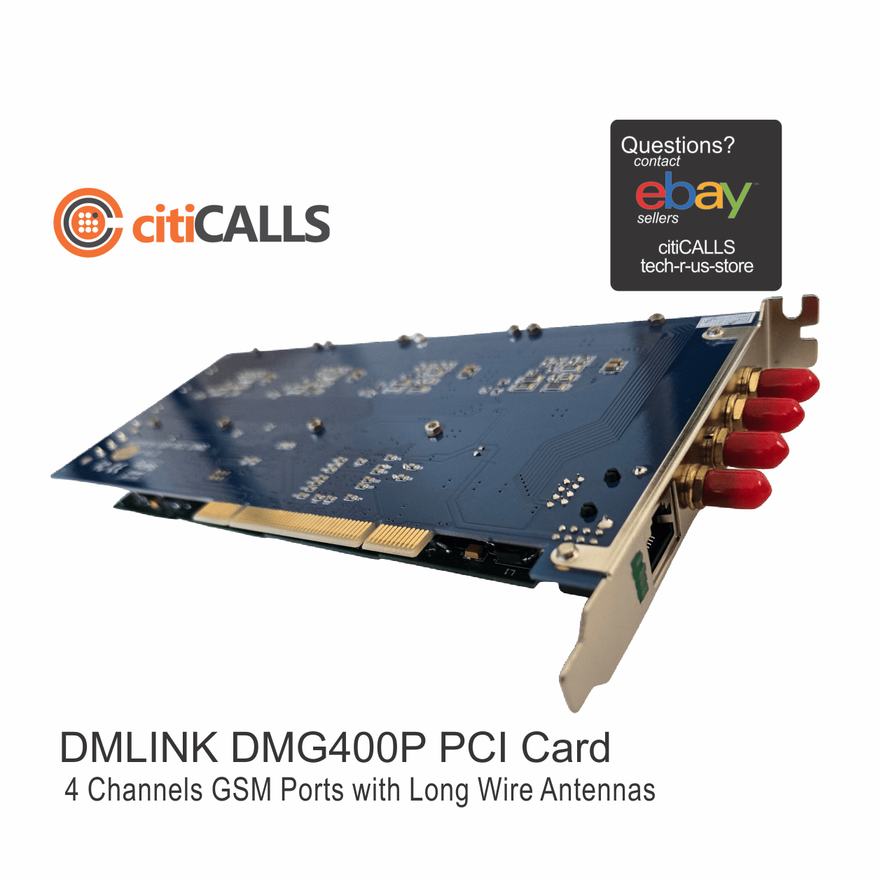 Dmlink DMG400P 4 GSM Wireless Modules PCI Card Asterisk Elastix Trixbox