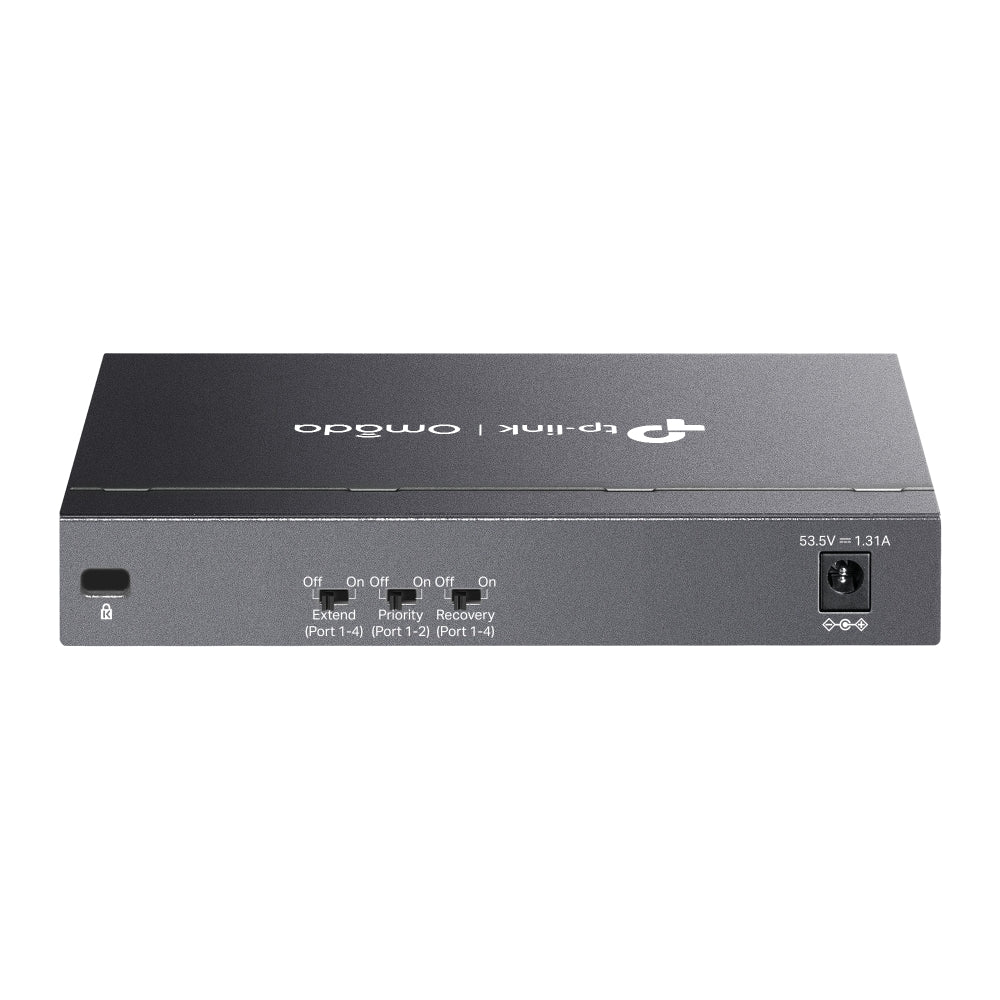 TP-Link DS106P Omada 6-Port 10 100 Mbps Desktop Switch with 4-Port PoE+