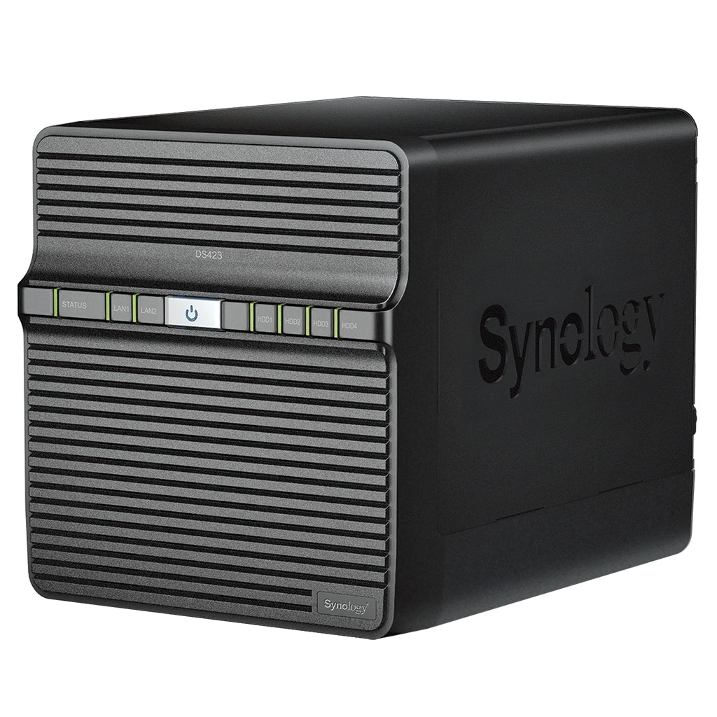 Synology DS423 Network Attached Storage - 4-bay DiskStation (Diskless) Retail
