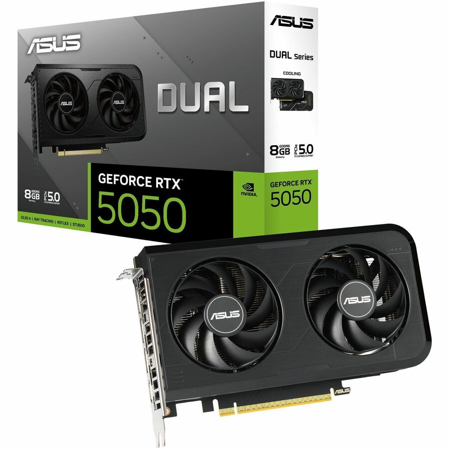 ASUS DUAL-RTX5050-8G NVIDIA GeForce Graphic Card - 8 GB GDDR6