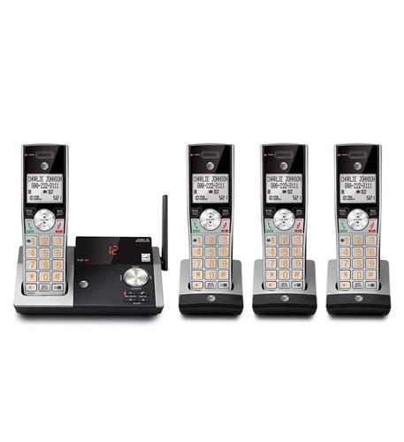 AT&T CL82315 3 Cordless Handset Answering Phone System w Call ID Waiting + PTT
