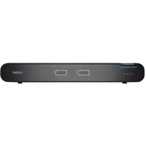 Belkin F1DN202KVM-UNN4 Universal 2nd Gen Secure KVM Switch, 2-Port - 3840 x 2160
