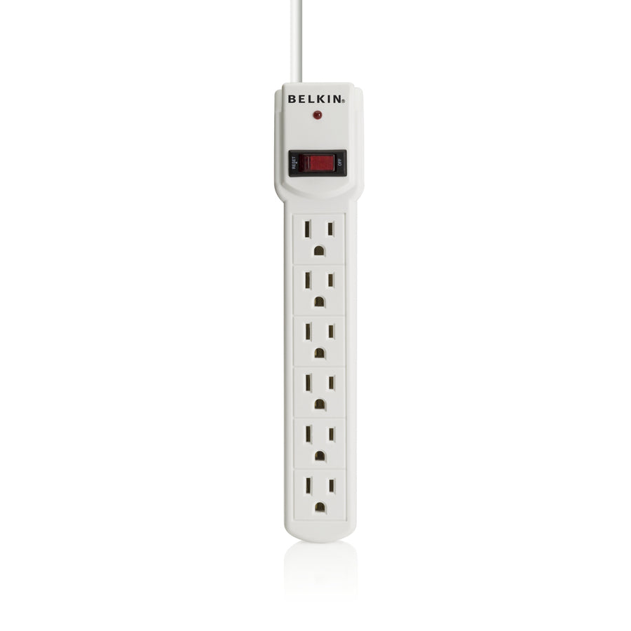 Belkin F5C047 6-Outlet Surge Protector with 3-foot Power Cord - 120 V AC