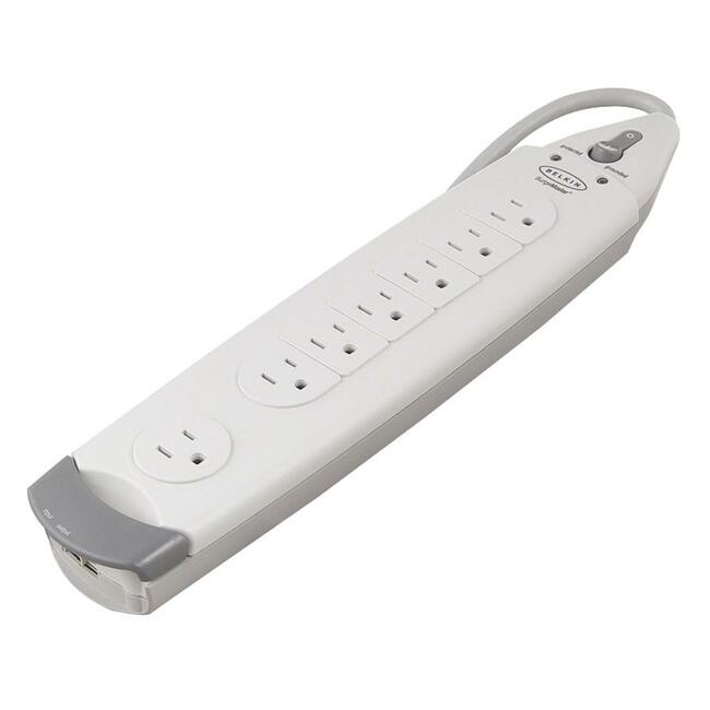 Belkin F9H710-12 7 Outlet Power Strip Surge Protector with 12ft Power Cord