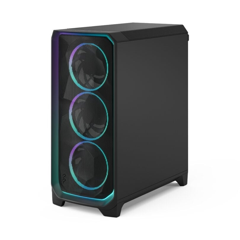 Fractal Design FD-C-MES3A-03 Computer Case - Meshify 3 Ambience Pro RGB MT Black
