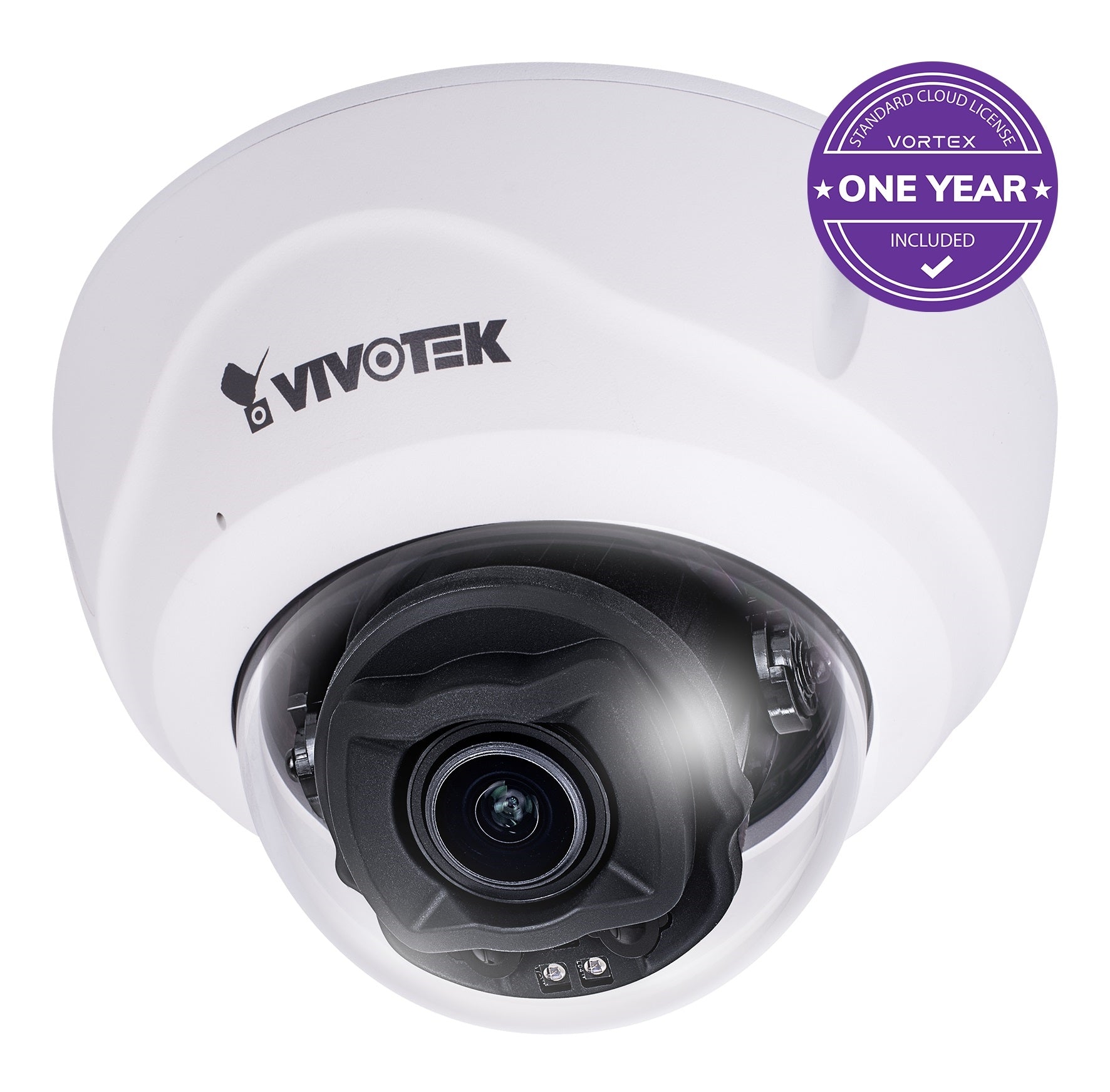 Vivotek FD837-HTV-1Y Camera - Vortex Premium 5MP IP66 Remote Focus AI Dome
