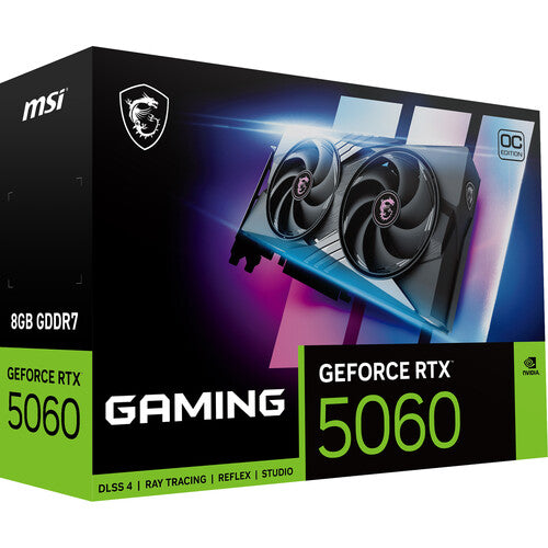 MSI G5060-8GC GeForce RTX 5060 GAMING OC Graphics Card - 8GB GDDR7Ratail