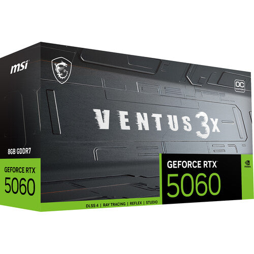 MSI G5060-8V3C GeForce RTX 5060 VENTUS 3X OC Graphics Card - 8 GB GDDR7