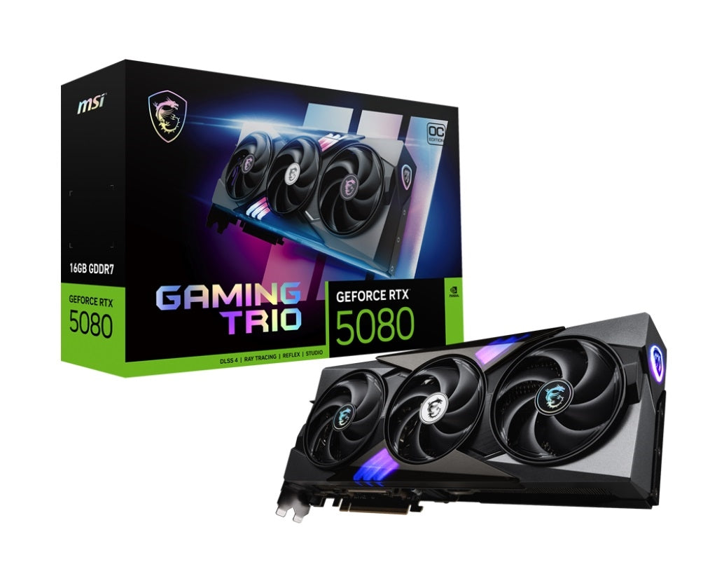 MSI G5080-16GTC Video Card - GeForce RTX 5080 16G GDDR7 - Retail