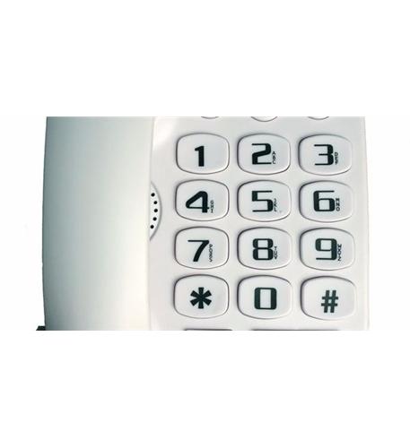 Golden Eagle GO-GE3104 Big Button Speakerphone WHITE