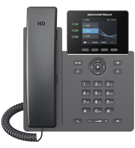 Grandstream GS-GRP2611G 3 Lines- 4 SIP Accounts- PoE- GigE