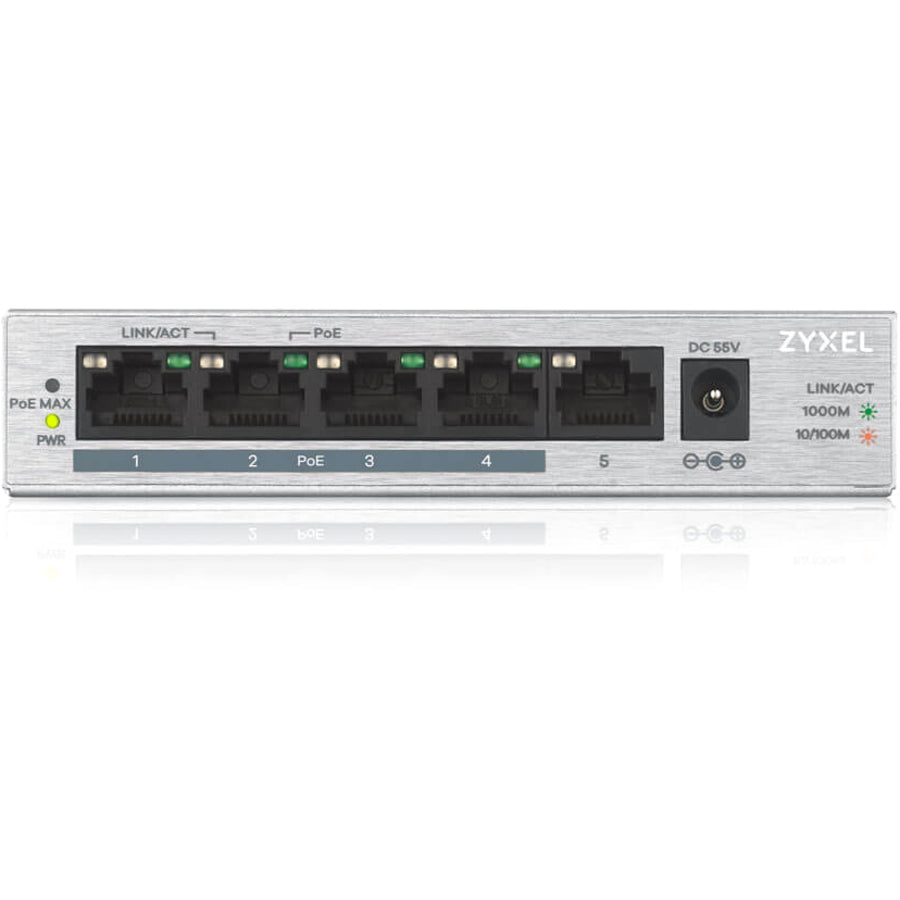 Zyxel GS1005HP 5 Port Gigabit Ethernet Unmanaged POE+ Switch