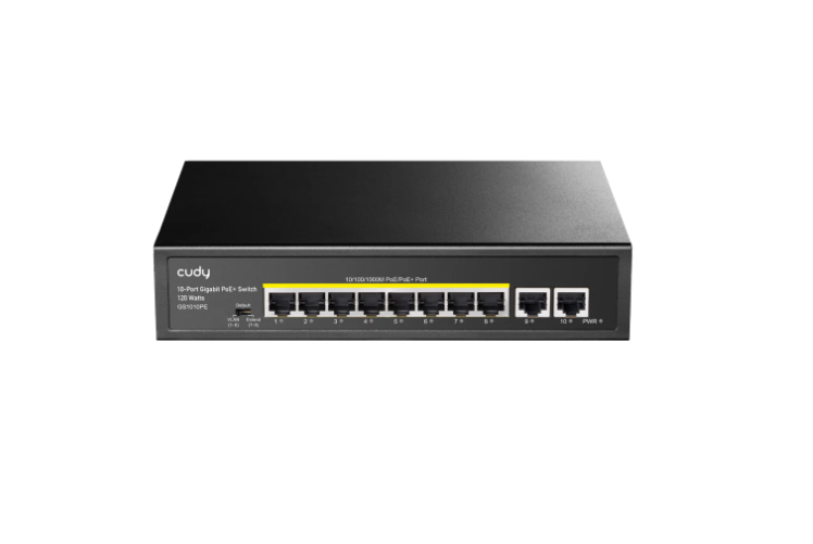 Cudy GS1010PE 10-Port Gigabit PoE+ Switch Retail - Black