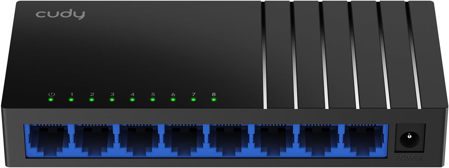 Cudy GS108D 8 Port Gigabit Ethernet Network Unmanaged Switch Retail