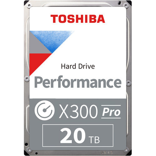 Toshiba HDWR62AXZSTB Hard Drive - 20TB 7200 RPM SATA 6Gbps 3.5 X300 PRO