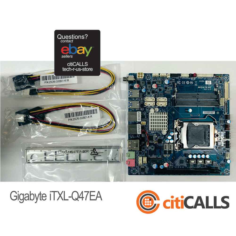 Gigabyte iTXL-Q47EA Motherboard Q470E LGA1200 Max.64GB DDR4 Thin Mini-ITX