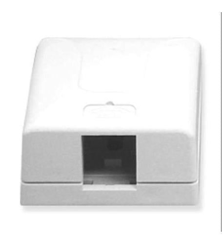 ICC ICC-IC107BC1WH SURFACE MOUNT BOX- 1-PORT- 25PK- WH