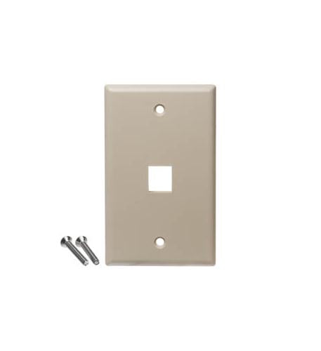 ICC ICC-IC107F1CIV FACEPLATE- FLAT-1-GANG-1-PORT- 25PK- IV