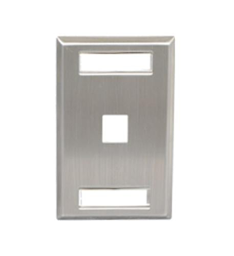 ICC ICC-IC107S01SS FACEPLATE- ID- STAINLESS- 1-GANG-1-PORT