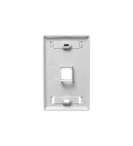 ICC ICC-IC107S01WH FACEPLATE- ID- 1-GANG- 1-PORT- WHITE