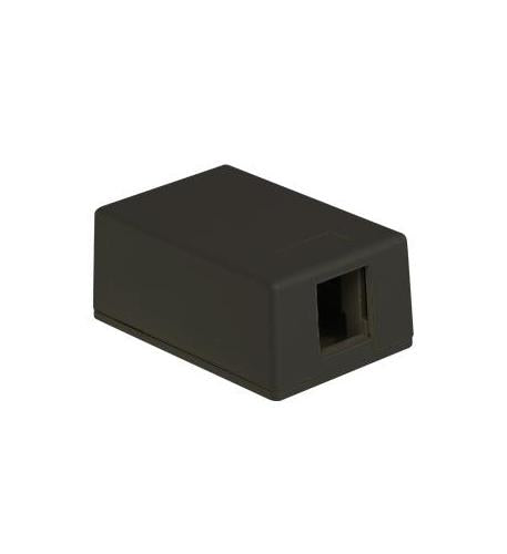 ICC ICC-IC107SB1BK SURFACE MOUNT BOX- 1-PORT- BLACK