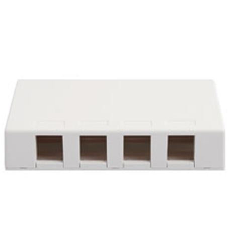 ICC ICC-IC107SB4WH SURFACE MOUNT BOX- 4 PORT- WHITE