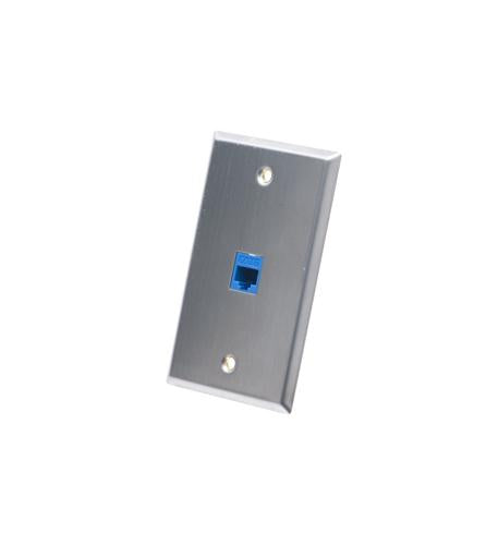 ICC ICC-IC107SF1SS FACEPLATE- STAINLESS STEEL-1-GANG-1-PORT