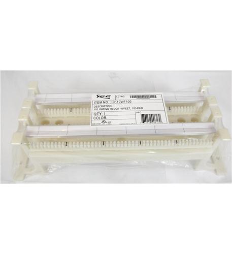 ICC ICC-IC110WF100 110 WIRING BLOCK W/ FT- 100-PAIR- CAT 5e