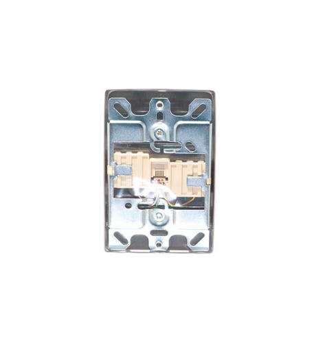 ICC ICC-IC630DA6SS Wall Plate IDC 6P6C STAINLESS STEEL