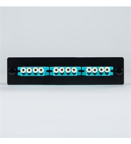 ICC ICC-ICFOPL16BG LC-LC Fiber Optic LGX Adapter Panel