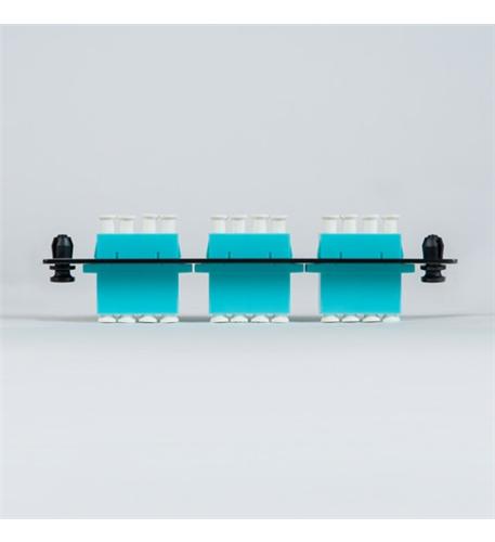 ICC ICC-ICFOPL16BG LC-LC Fiber Optic LGX Adapter Panel