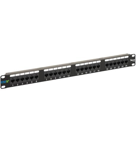 ICC ICC-ICMPP0245E PATCH PANEL- CAT 5e- 24-PORT- 1 RMS