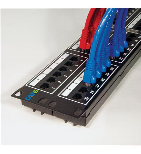 ICC ICC-ICMPP04860 PATCH PANEL- CAT 6- 48-PORT- 2 RMS