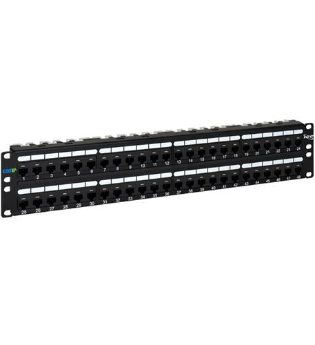 ICC ICC-ICMPP0486B PATCH PANEL- CAT 6A- 48-PORT- 2 RMS
