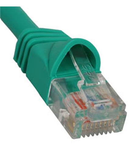 ICC ICC-ICPCSJ01GN PATCH CORD- CAT 5e- MOLDED BOOT- 1' GN