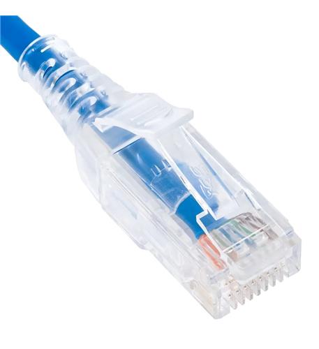 ICC ICC-ICPCSN03BL PATCH CORD- CAT 6 SLIM CLEAR SR 25PK 3FT