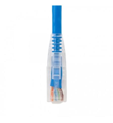 ICC ICC-ICPCSP10BL PATCH CORD- CAT5e- CLEAR BOOT- 10' BLUE