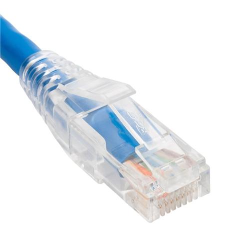 ICC ICC-ICPCST01BL PATCH CORD CAT6 CLEAR BOOT 1' BLUE