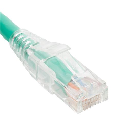 ICC ICC-ICPCST01GN PATCH CORD CAT6 CLEAR BOOT 1' GREEN