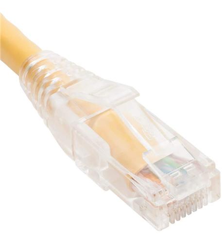 ICC ICC-ICPCST05YL PATCH CORD CAT6 CLEAR BOOT 5' YELLOW