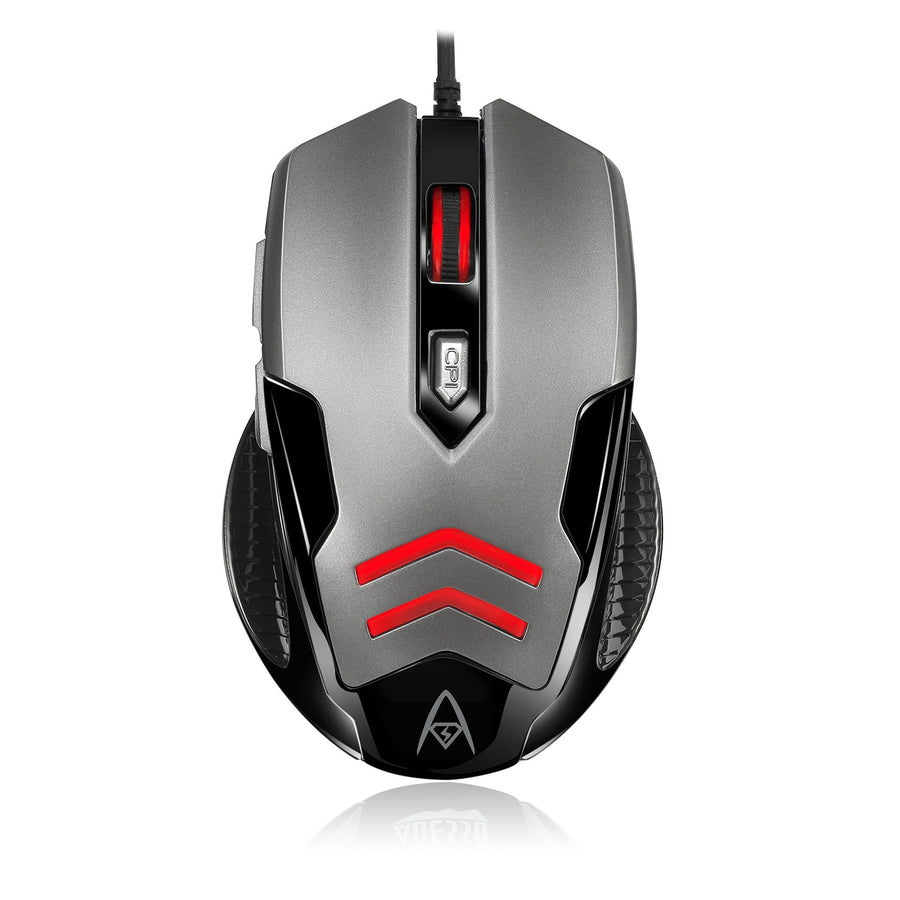 Adesso iMouse X1 Multi-Color 6-Button Gaming Mouse - Optical - Cable