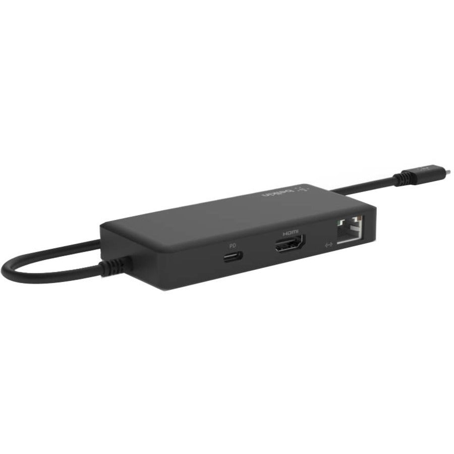 Belkin INC008ttBK USB-C 5-in-1 Multiport Adapter, Laptop Docking Station